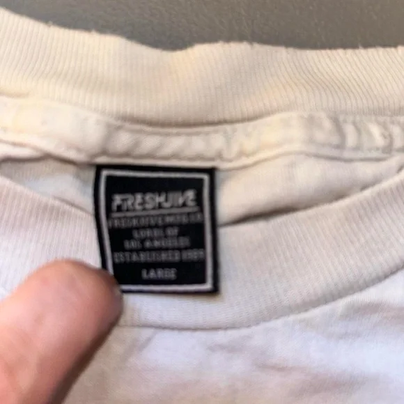 Vintage Freshjive Lords Of Los Angeles White Graphic T Shirt Men’s L - Picture 6 of 9